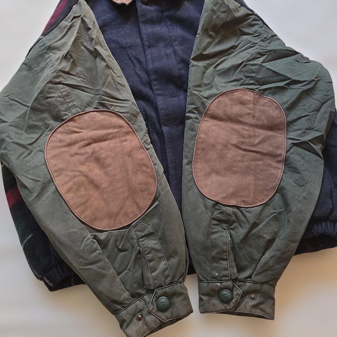 【クレイジーパターン】90s ノーティカ Nautica ウールジャケットold