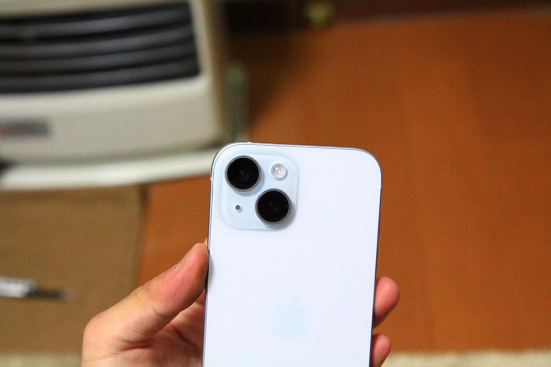 iPhone 15 256GB ブルー バッテリー87% Apple Care