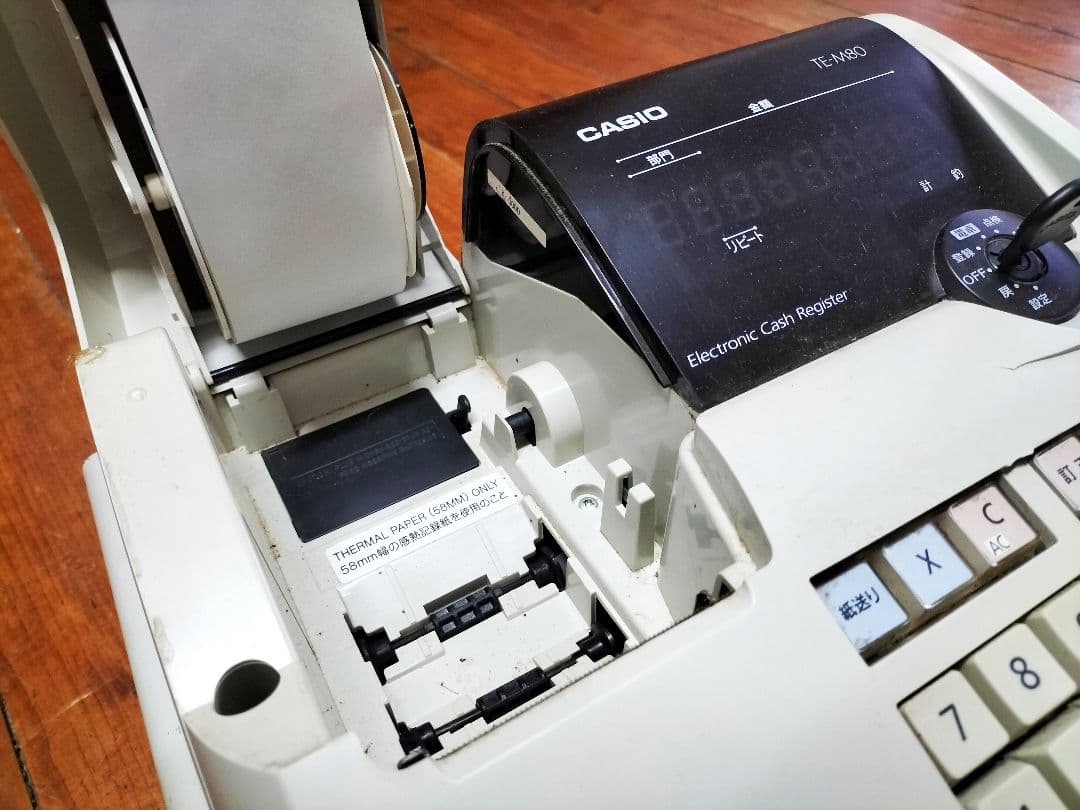 か*r様 CASIO TE-M80 電子レジスター