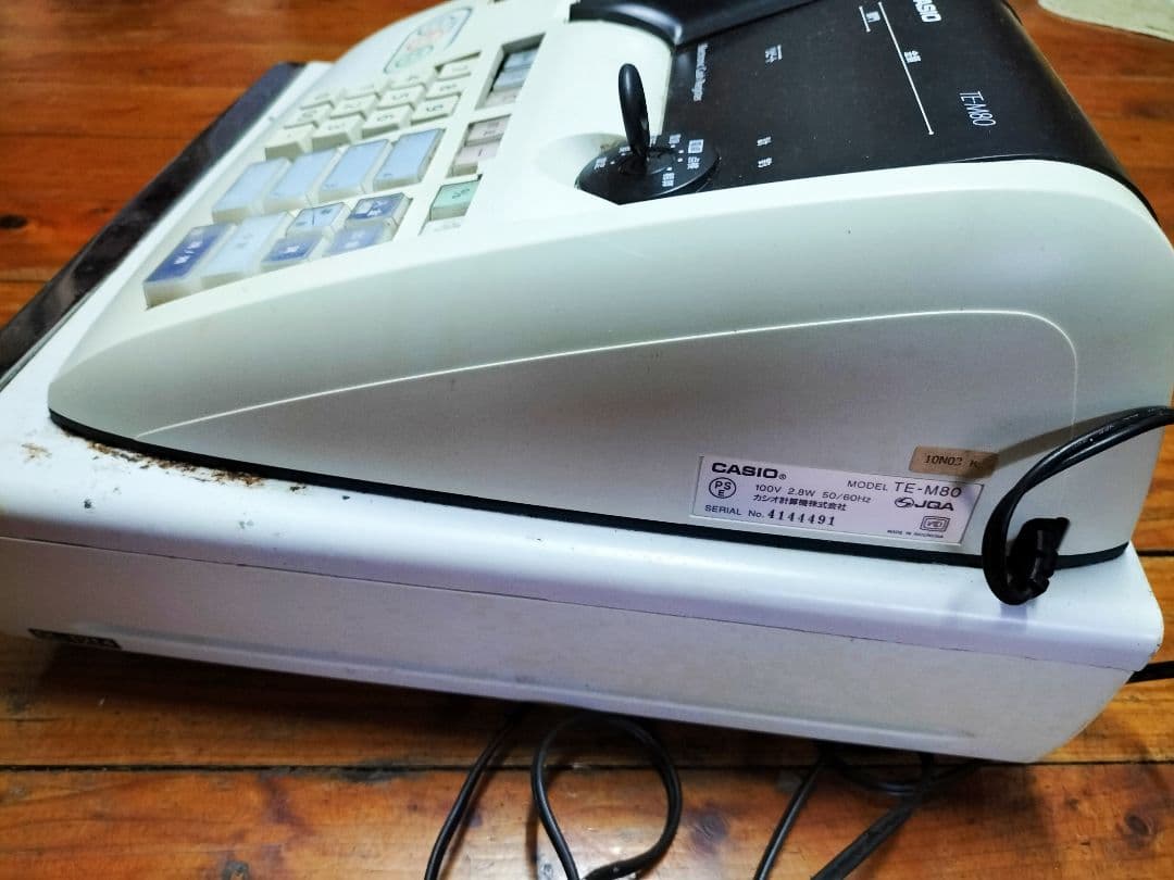 か*r様 CASIO TE-M80 電子レジスター