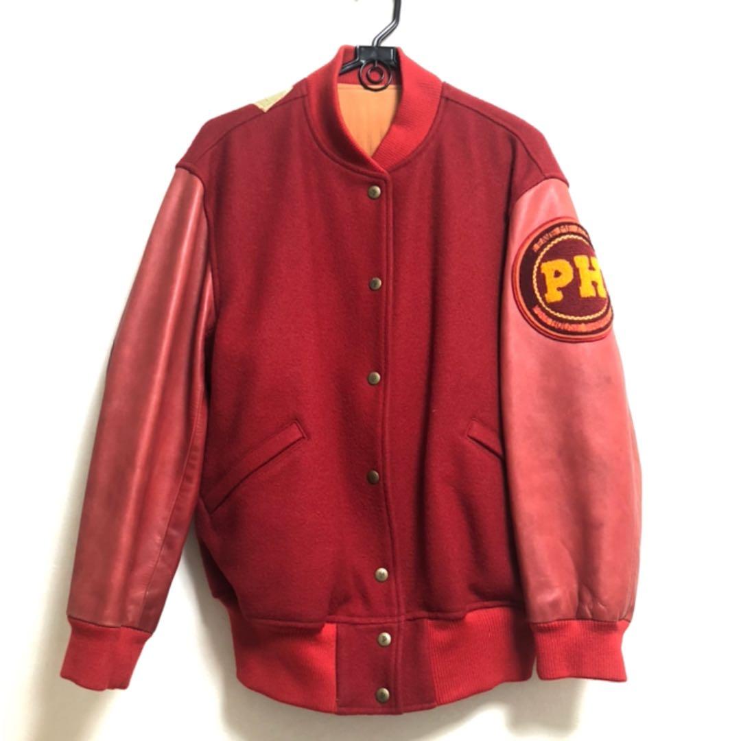 【おとのてん】古着　スタジャン　ピンクハウス