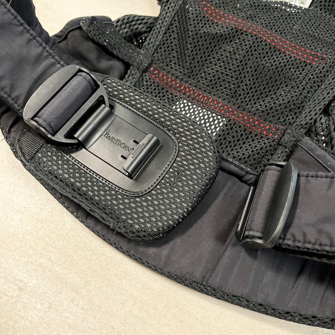 美品 ベビービョルン ハーモニー 抱っこ紐 メッシュ ワンカイエアー ブラック