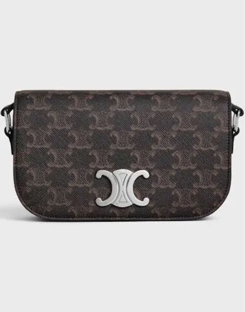 ブ*K様 極美品！　CELINE セリーヌ　スモール トリオンフ クロスボディバ