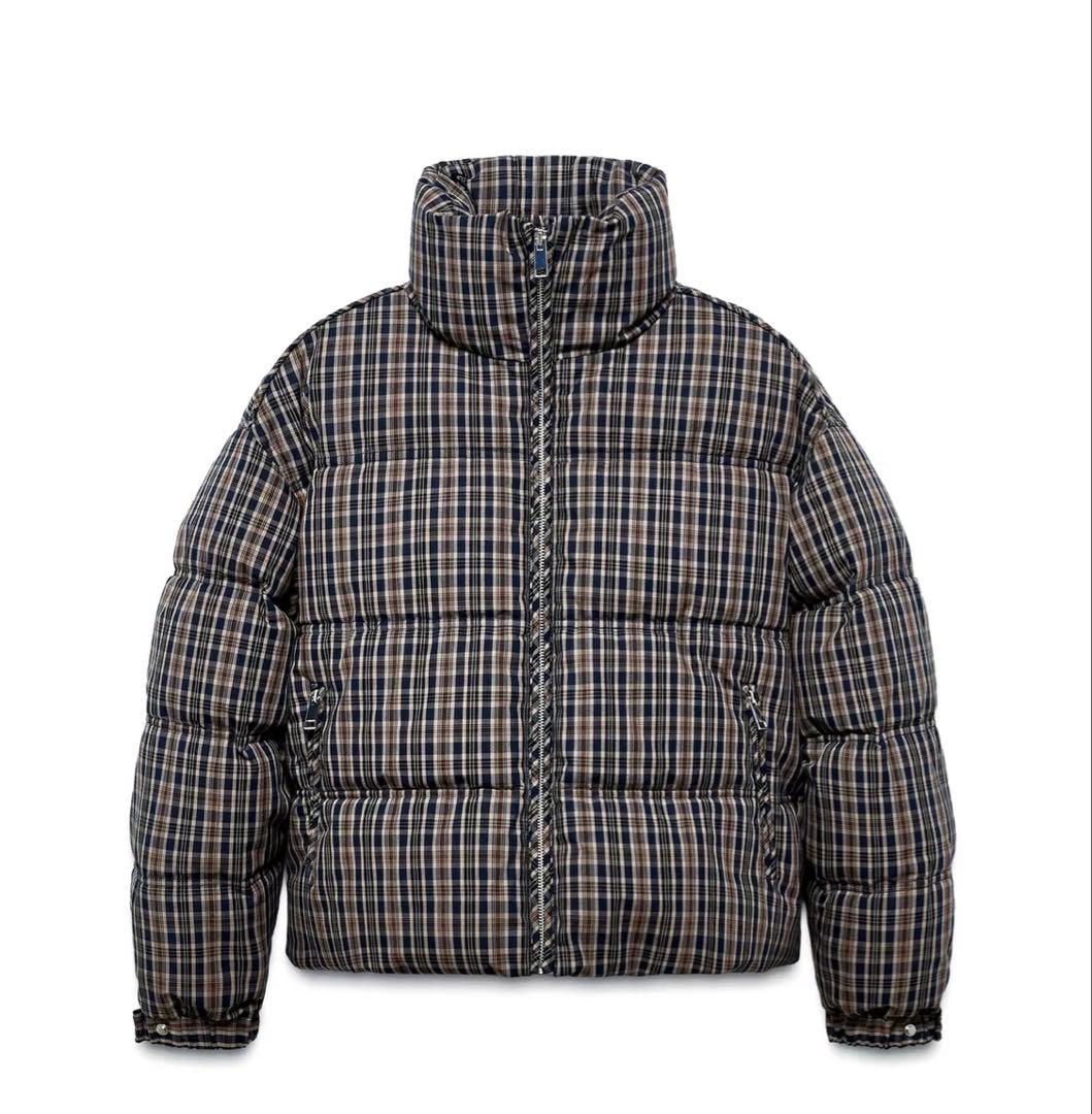 【ZARA】ザラ M チェック柄キルティングアノラック 2026新作 完売品