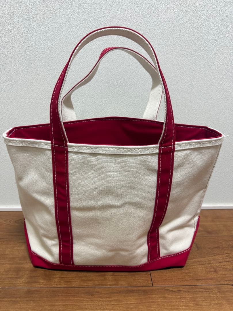 【美品/USA製】L.L.Bean ボート・アンド・トート ジップトップMレッド