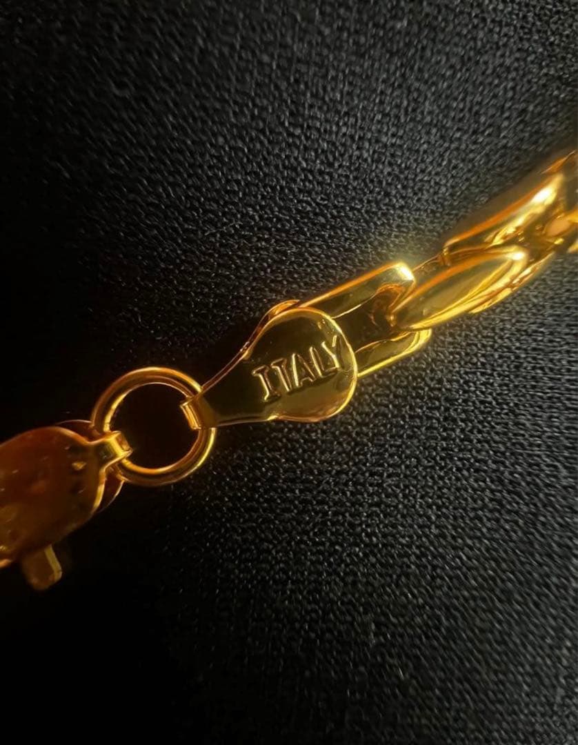 遺品整理 イタリア製 ネックレス ブレスレットセット750刻印 ゴールド