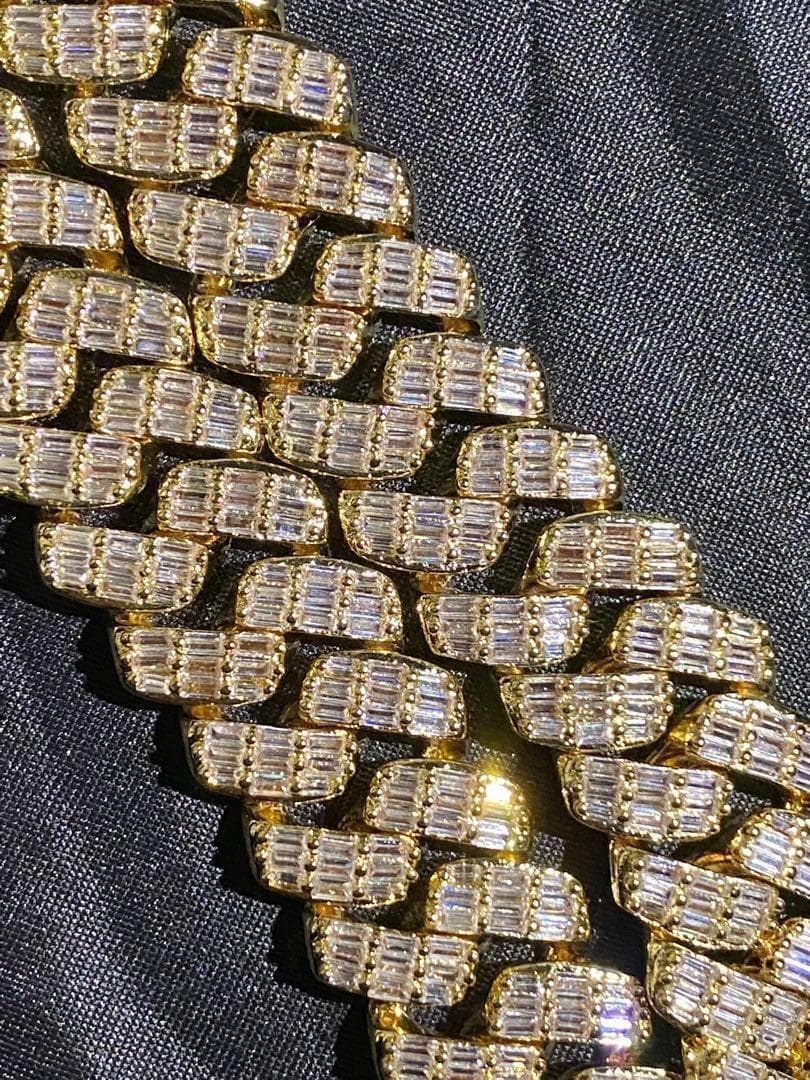 マイアミ キューバン　喜平 ネックレス 17ミリバケット　20\"ゴールド LEX