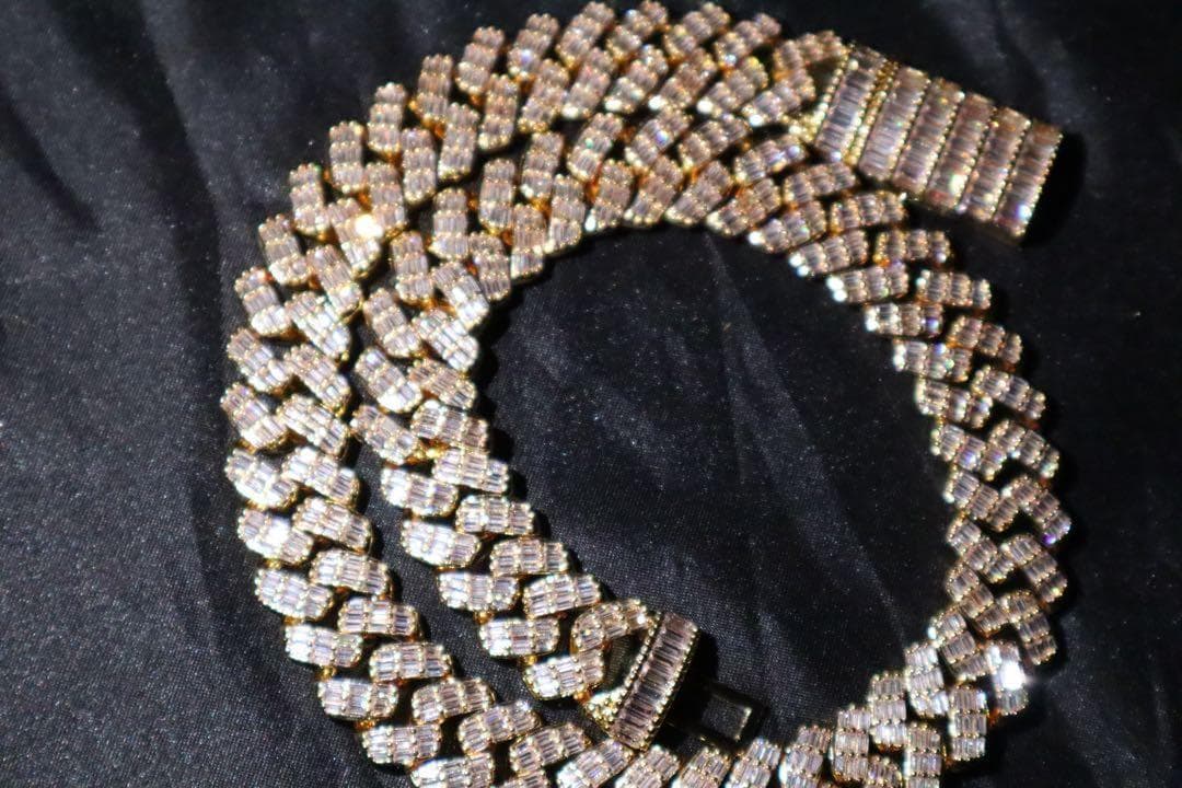 マイアミ キューバン　喜平 ネックレス 17ミリバケット　20\"ゴールド LEX