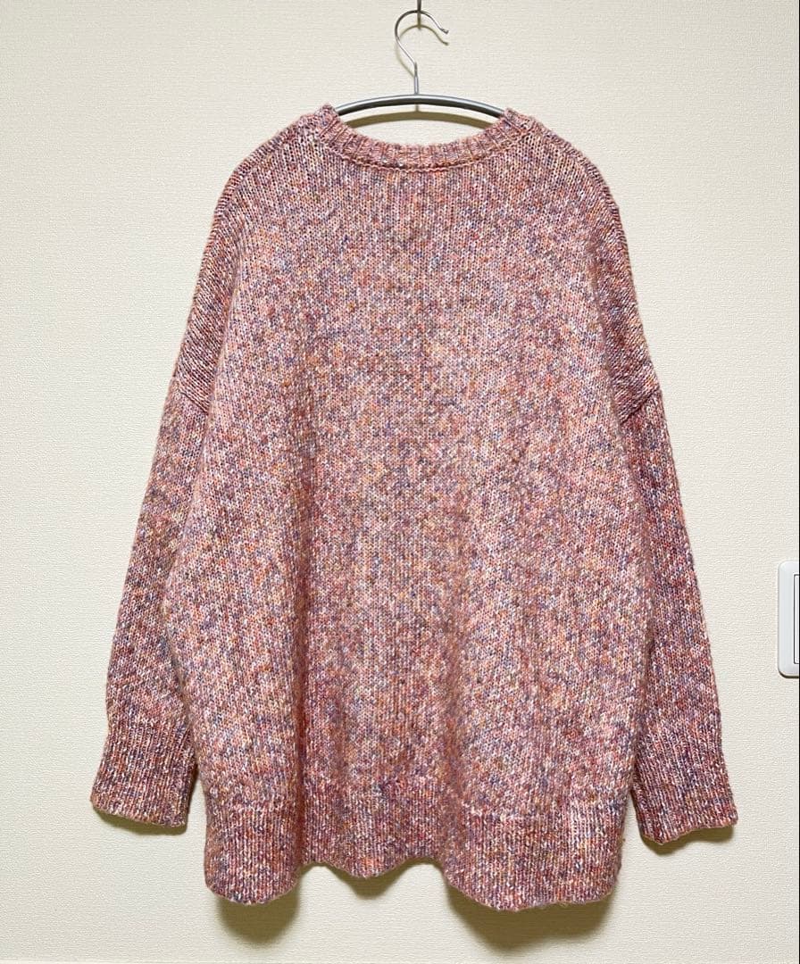 BEARDSLEY ビアズリー　ミックスニット　クルーネック　マルチカラー