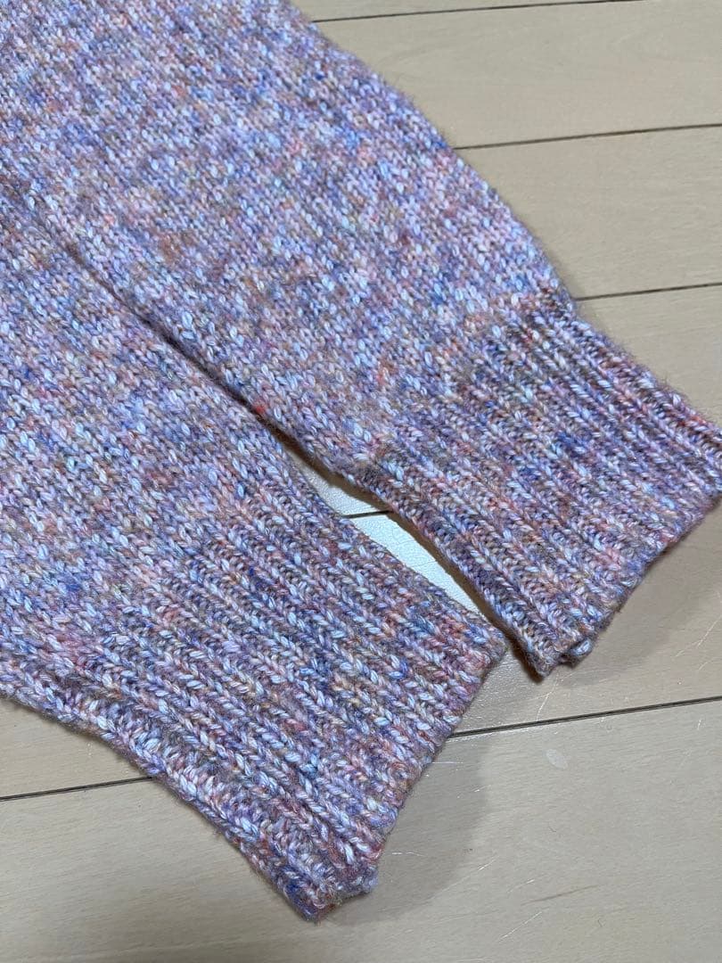 BEARDSLEY ビアズリー　ミックスニット　クルーネック　マルチカラー