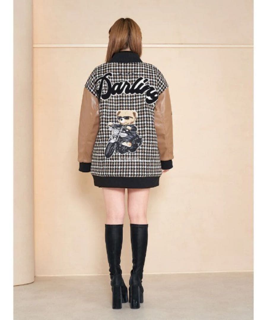 Darichチェック柄オーバーサイズジャケット
