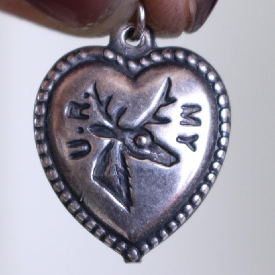 40s　スウィートハートジュエリー　you are my deer 鹿 u r