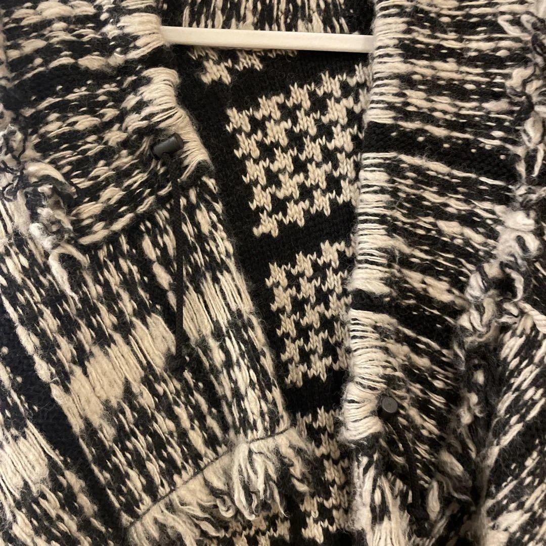 Y'S ニット　コート　ジャケット