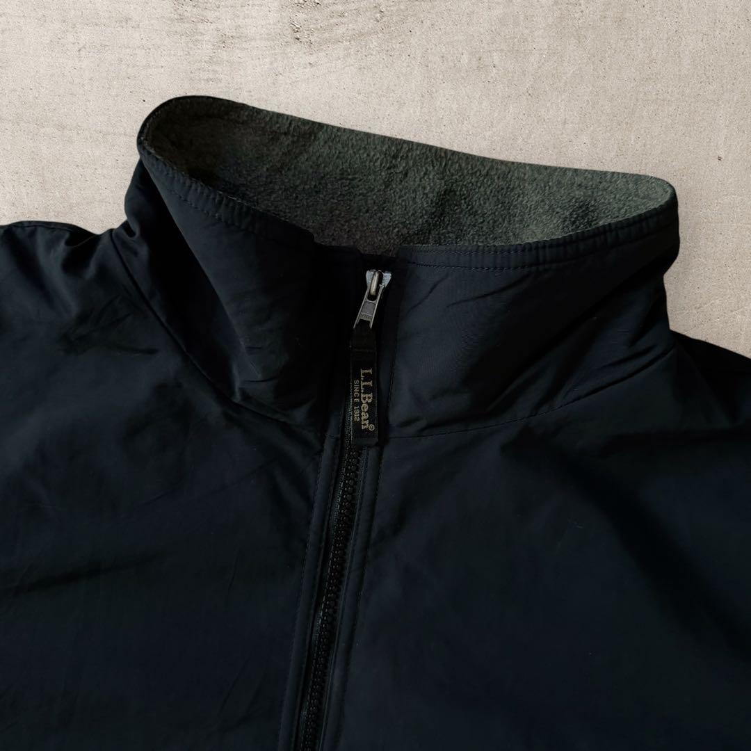 L.L.Bean90sナイロンシェルジャケットウォームアップジャケット裏フリース