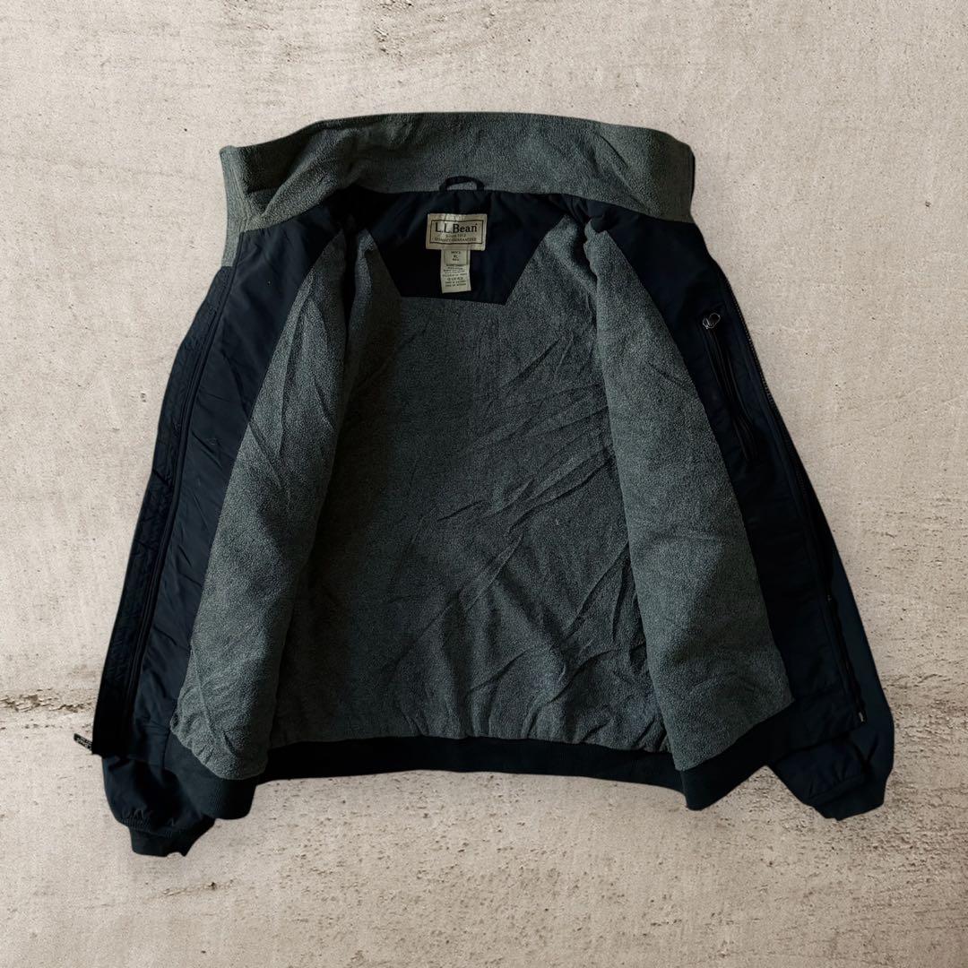 L.L.Bean90sナイロンシェルジャケットウォームアップジャケット裏フリース