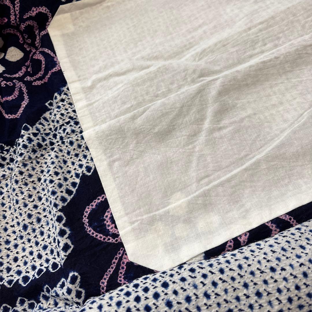 お花と蝶々♡有松絞り(^^)