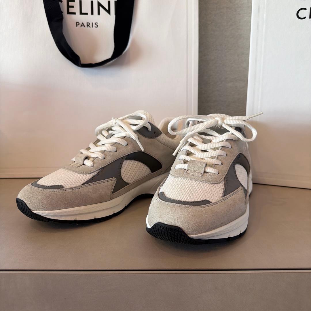 【未使用】2024年購入　正規保証タグ付き　セリーヌ　メンズ　スニーカー　42