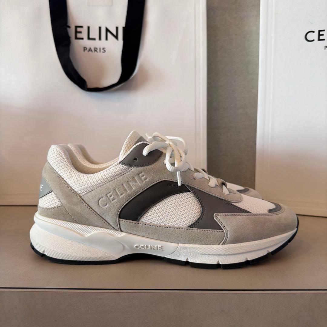 【未使用】2024年購入　正規保証タグ付き　セリーヌ　メンズ　スニーカー　42