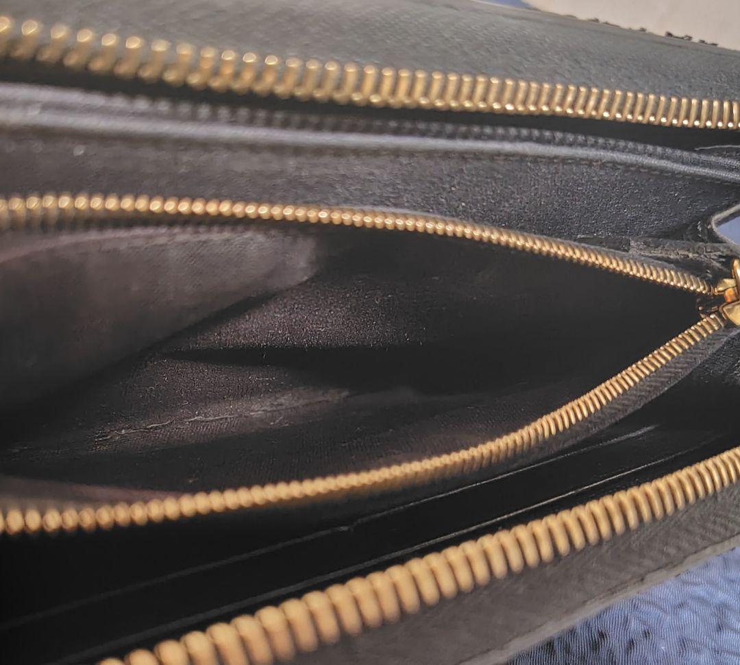 【訳あり】希少 FENDI ラウンドファスナー 長財布 モンスター バグズ