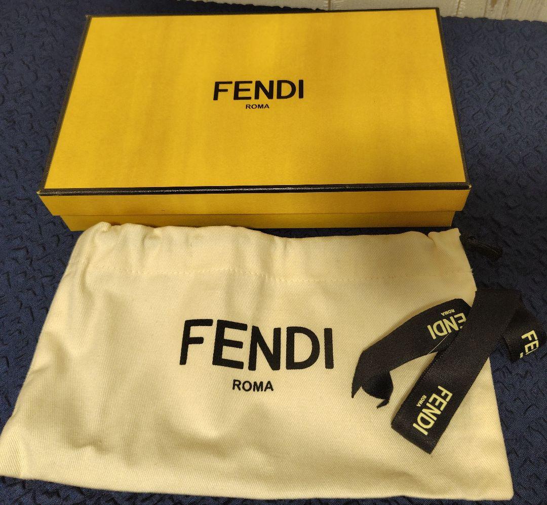 【訳あり】希少 FENDI ラウンドファスナー 長財布 モンスター バグズ