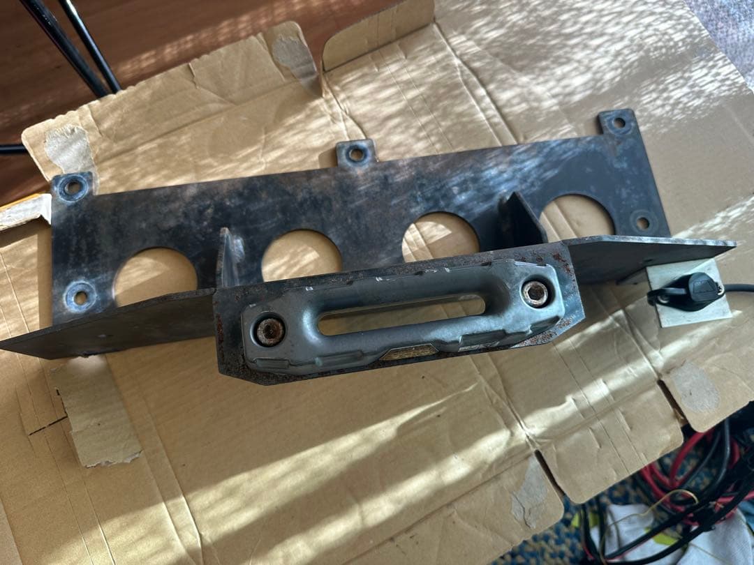 WARNウインチ AXON 55-S (5500lb)+ジムニー取付け専用ステイ