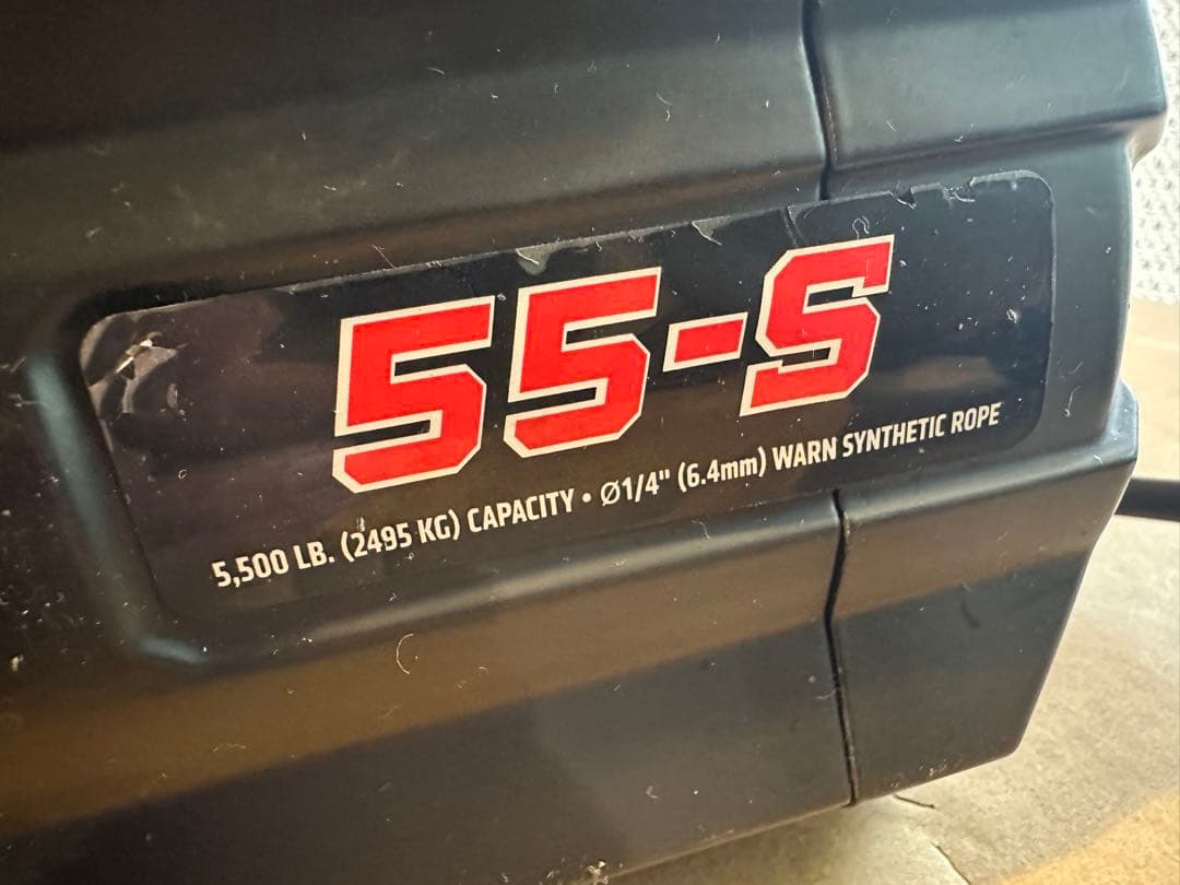 WARNウインチ AXON 55-S (5500lb)+ジムニー取付け専用ステイ