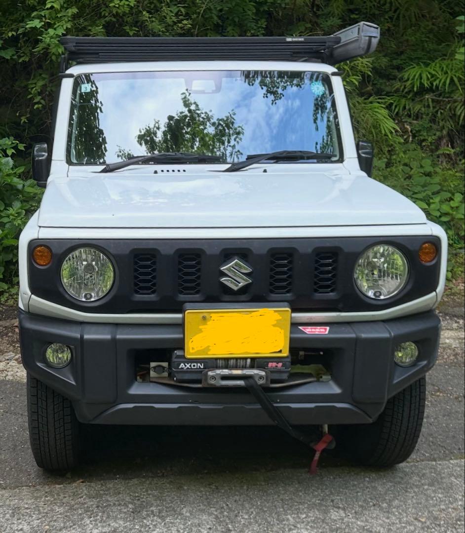 WARNウインチ AXON 55-S (5500lb)+ジムニー取付け専用ステイ