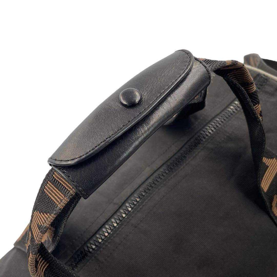 FENDI フェンディ 2way ミニボストン ショルダーベルト付き ポーチ付き