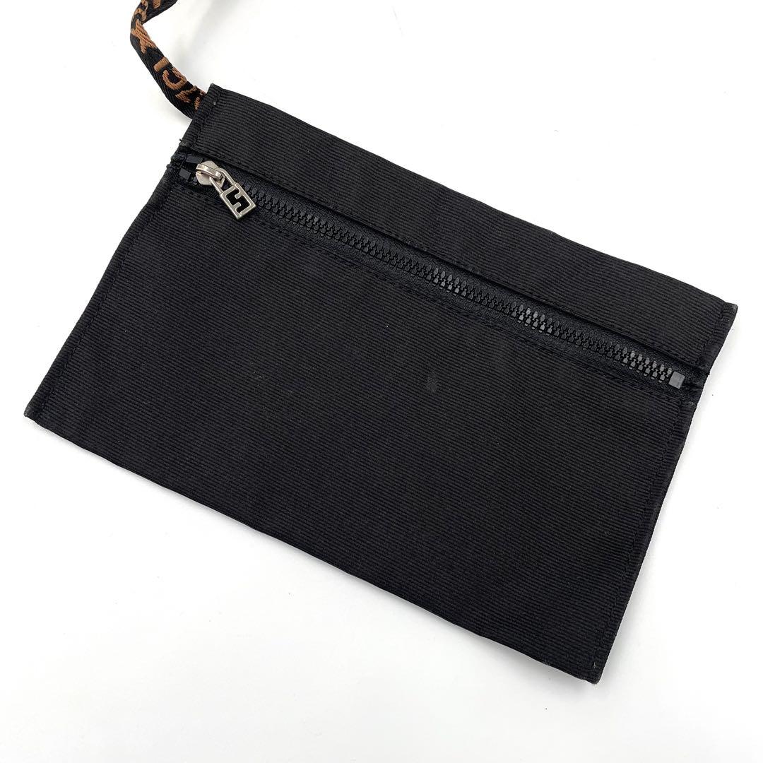 FENDI フェンディ 2way ミニボストン ショルダーベルト付き ポーチ付き