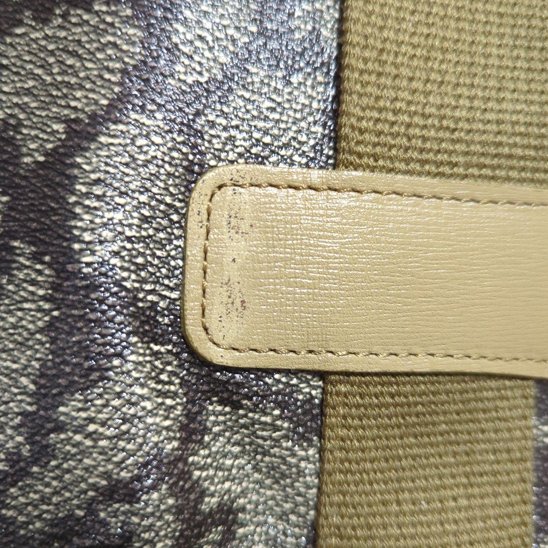 美品 イヴサンローラン ボストンバッグ ポーチ セット ジラフ柄 ヴィンテージ