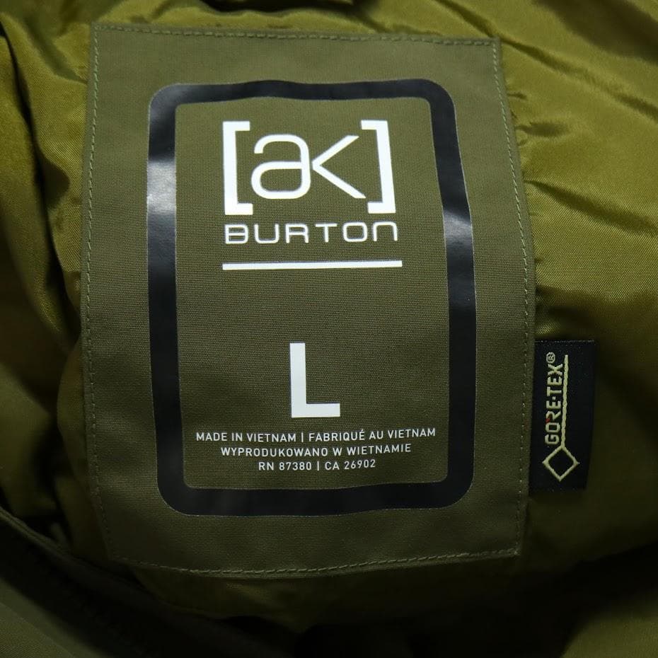 【AK】Burton M 2L BOOM JK ゴアテックス　スノボウェア　L