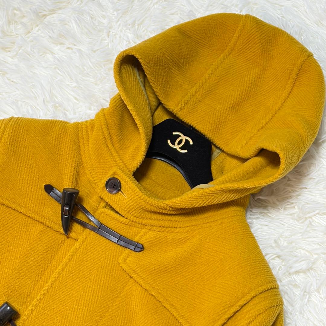 Orcival オーシバル ダッフルコート ヘリンボーン マスタードイエロー 1