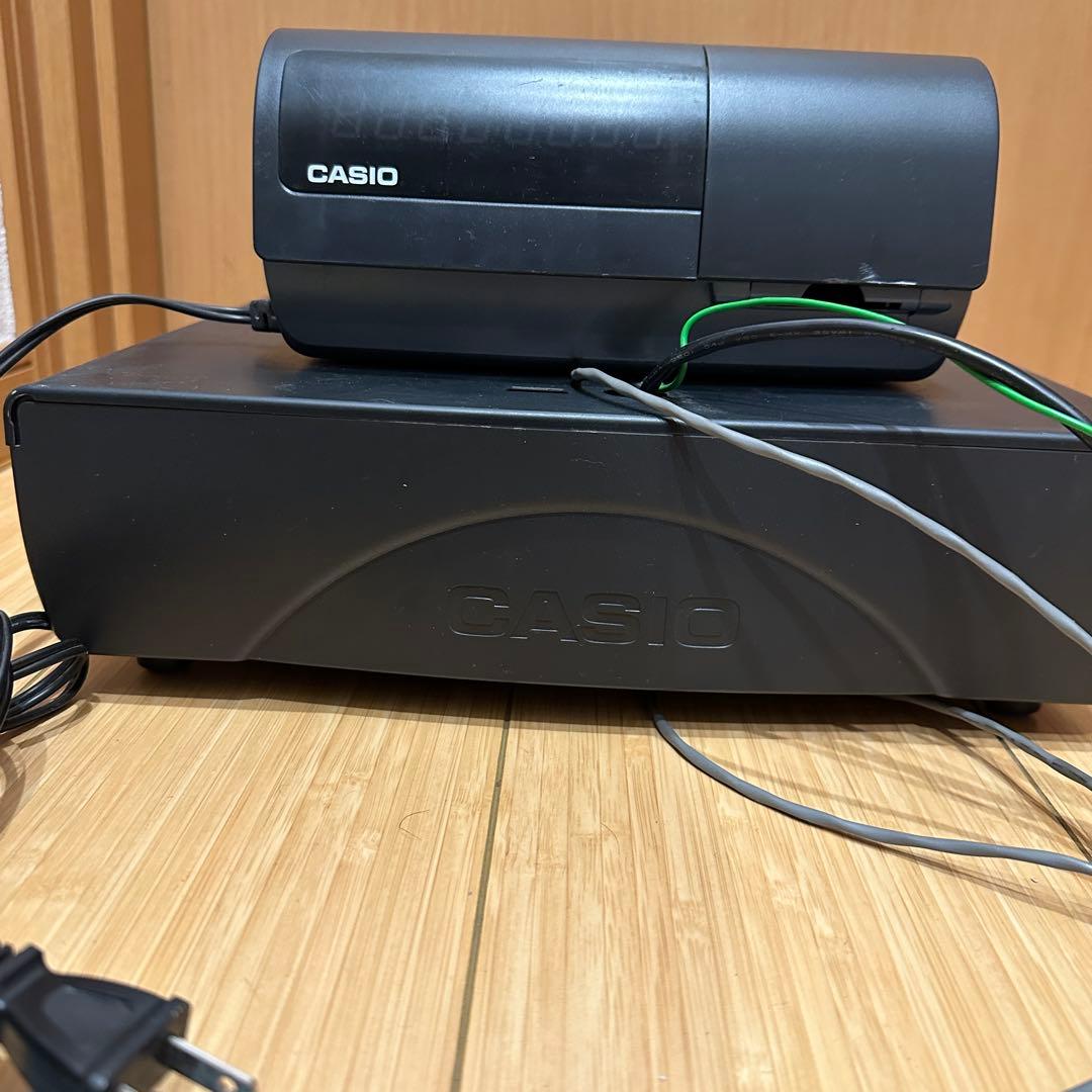 カシオレジスター10部門 CASIO TE-300（BK）レシート紙付き