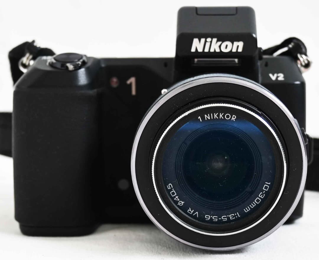 Nikon 1 V2 ミラーレスカメラ 10-30mmレンズ＋C P-16レンズ