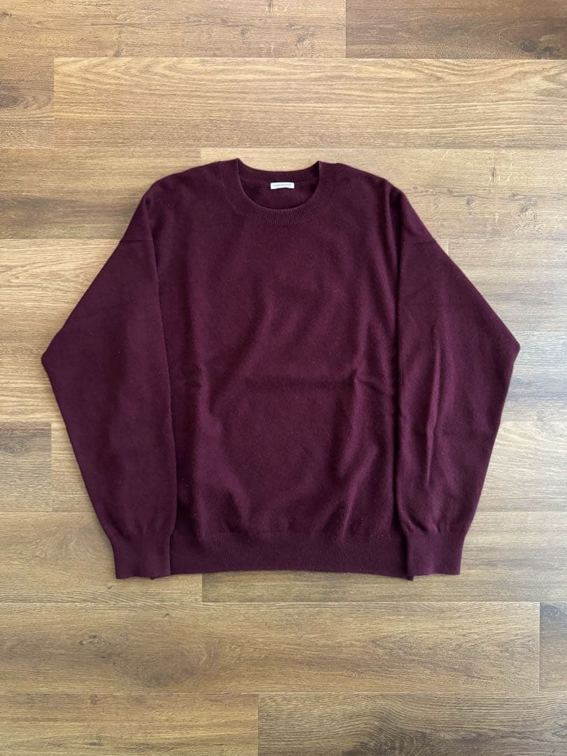 cash & barba モンゴリアンカシミヤセットアップ ボルドー