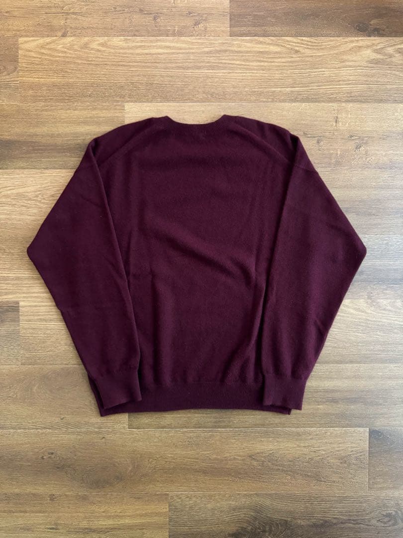 cash & barba モンゴリアンカシミヤセットアップ ボルドー