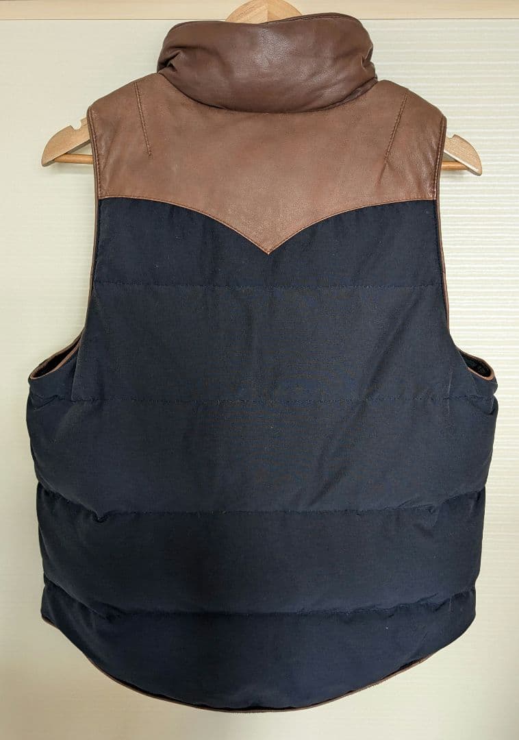 ゆーきー様　TMT レザー ダウンベスト ラムレザー ビンテージ