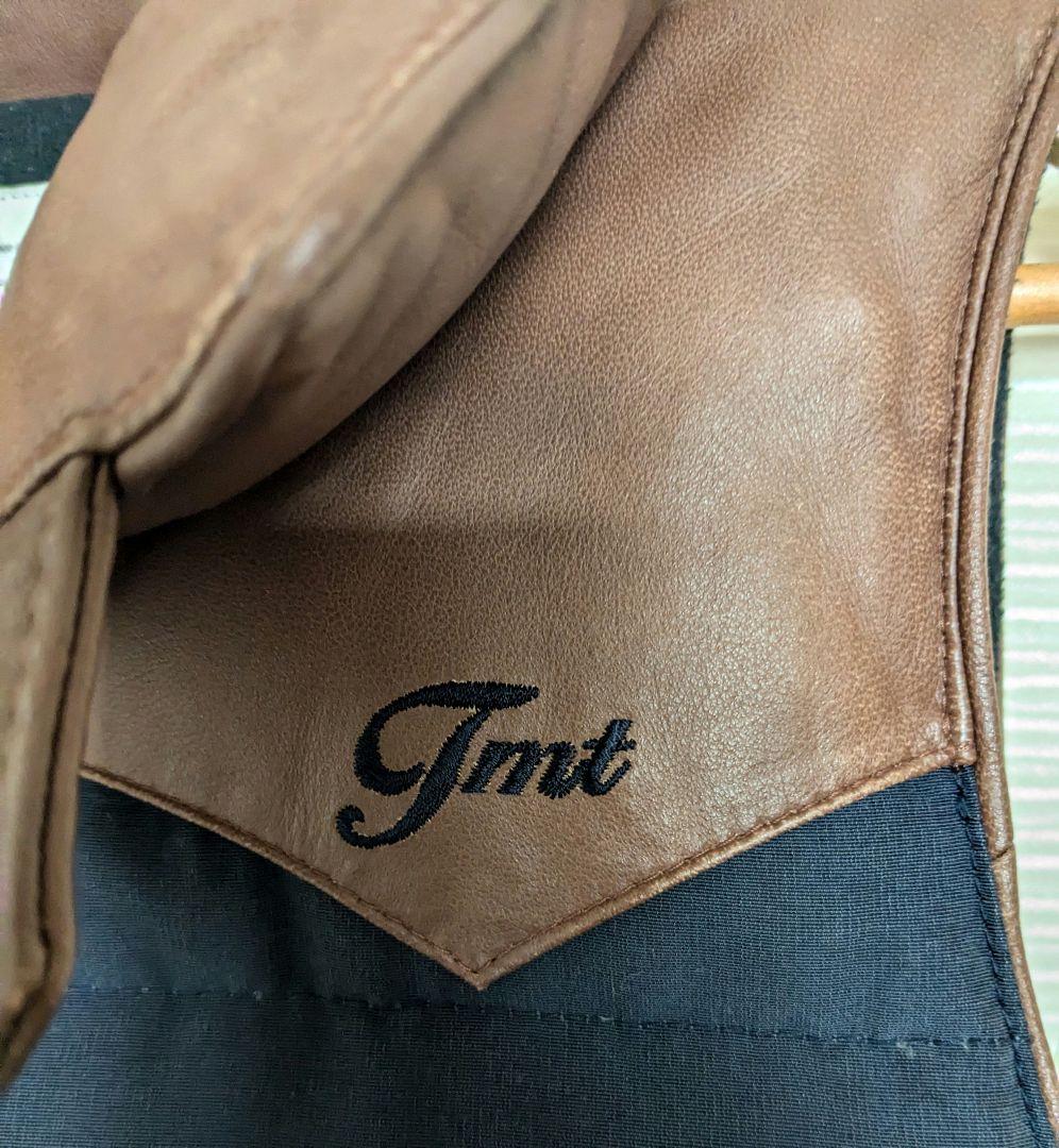 ゆーきー様　TMT レザー ダウンベスト ラムレザー ビンテージ