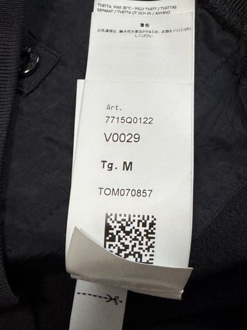 Stone ジャケット　黒　Mサイズ