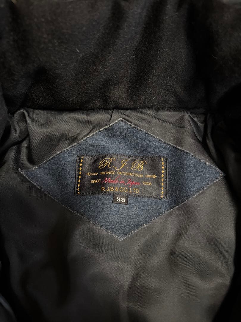 RJB フラットヘッド キルティング ダウンジャケット 38