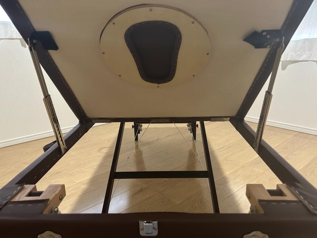 木製/折りたたみ/リクライニングベッド/車輪付きキャリーケース