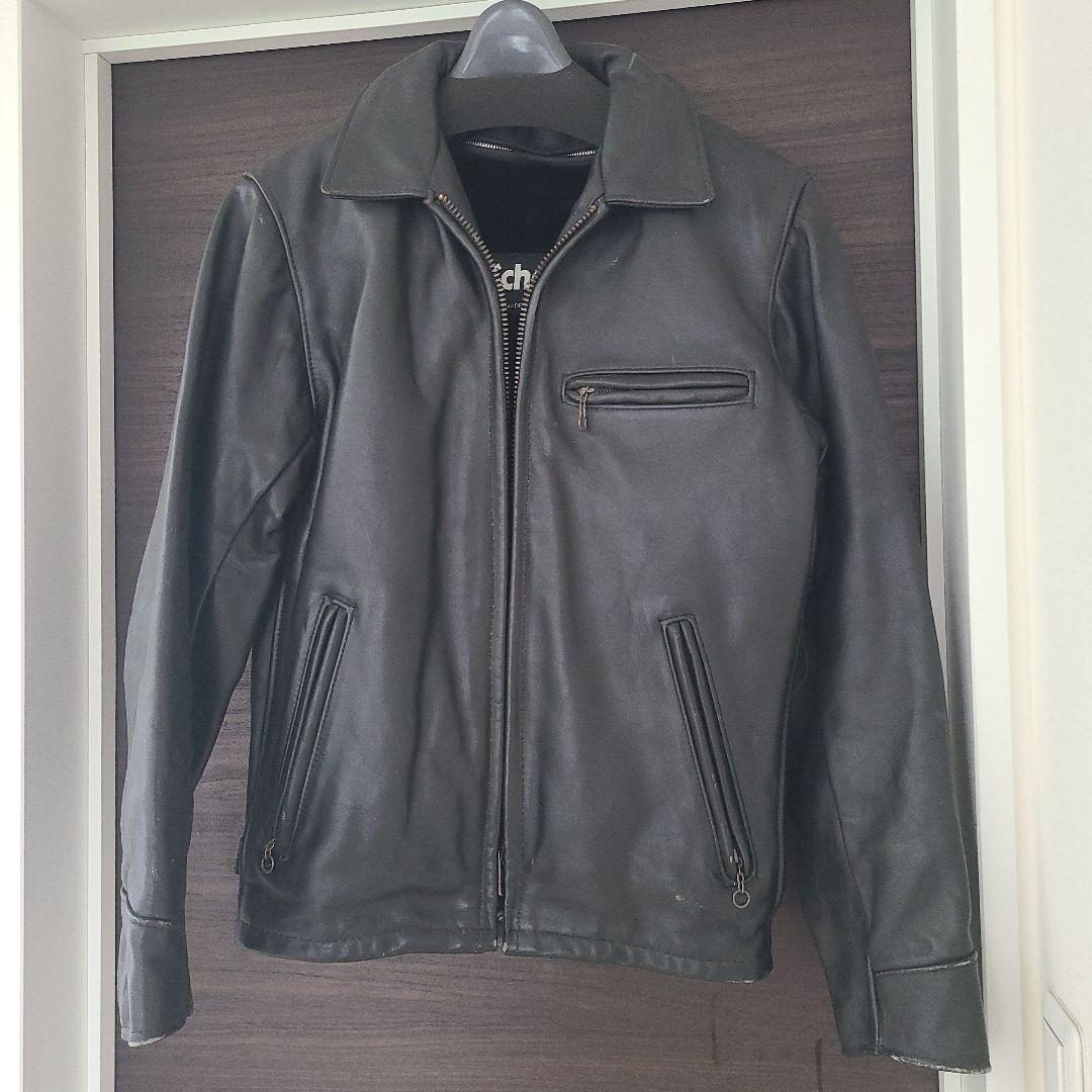 Schott ショット　シングルライダースジャケット　サイズ34　used
