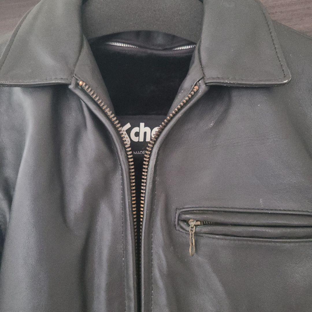 Schott ショット　シングルライダースジャケット　サイズ34　used