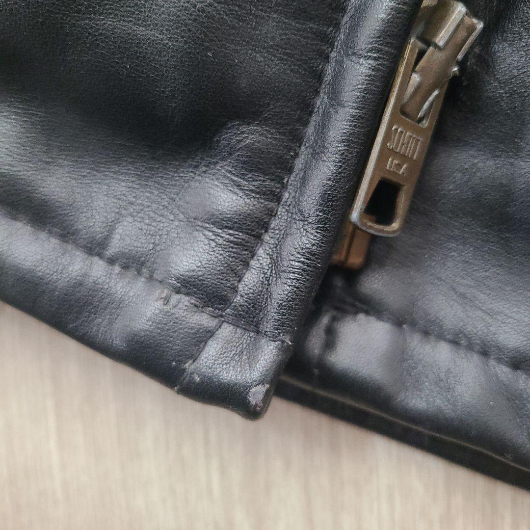 Schott ショット　シングルライダースジャケット　サイズ34　used