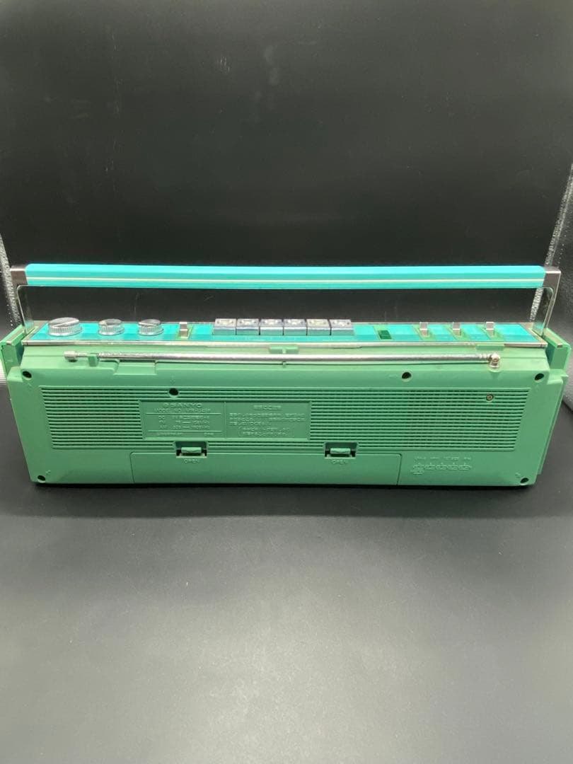 [超超超レア品] サンヨー　ラジカセ　グリーン　MR-U4SF 稼動品　日本製