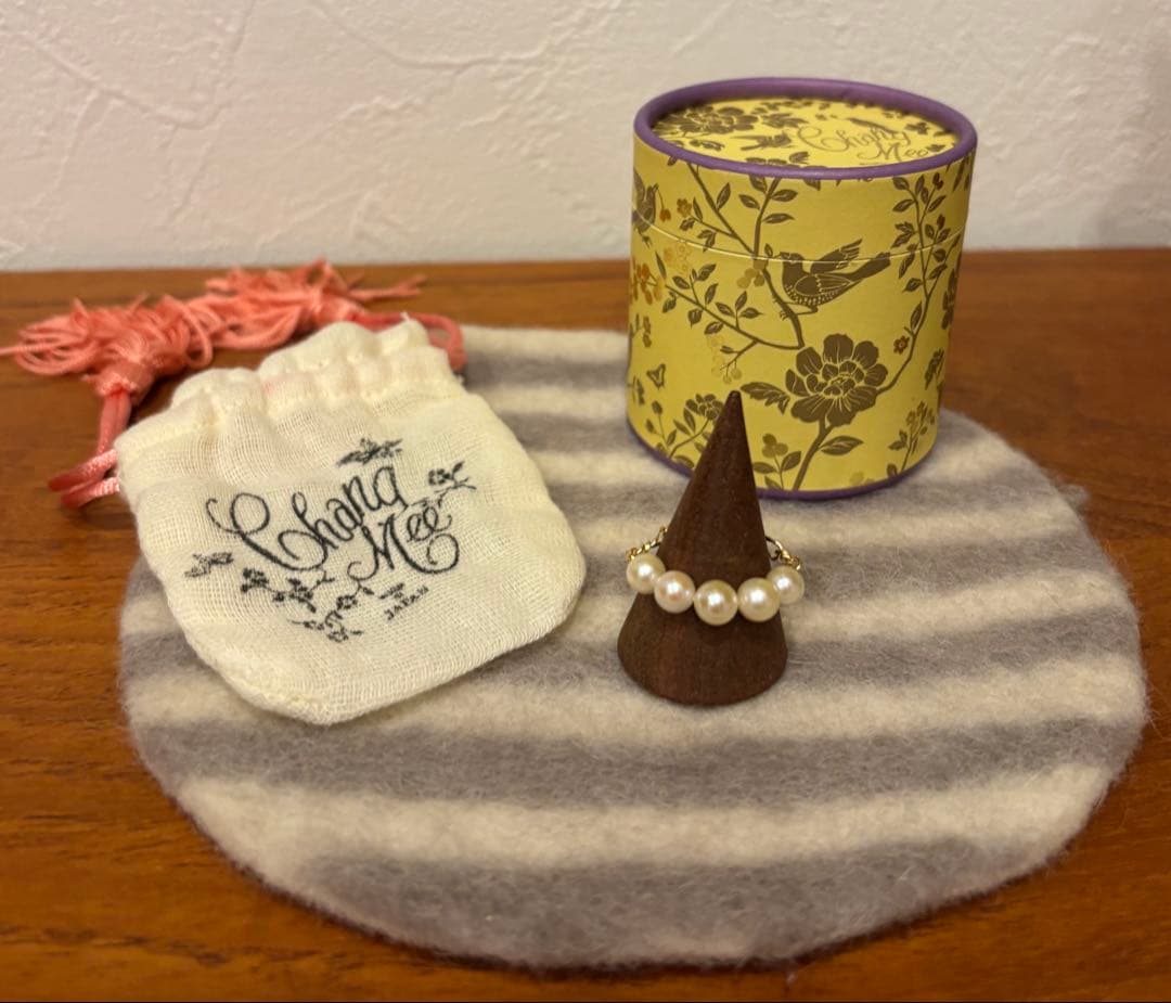 【新品】chang meeチャンミー　リング　箱・保存袋付き