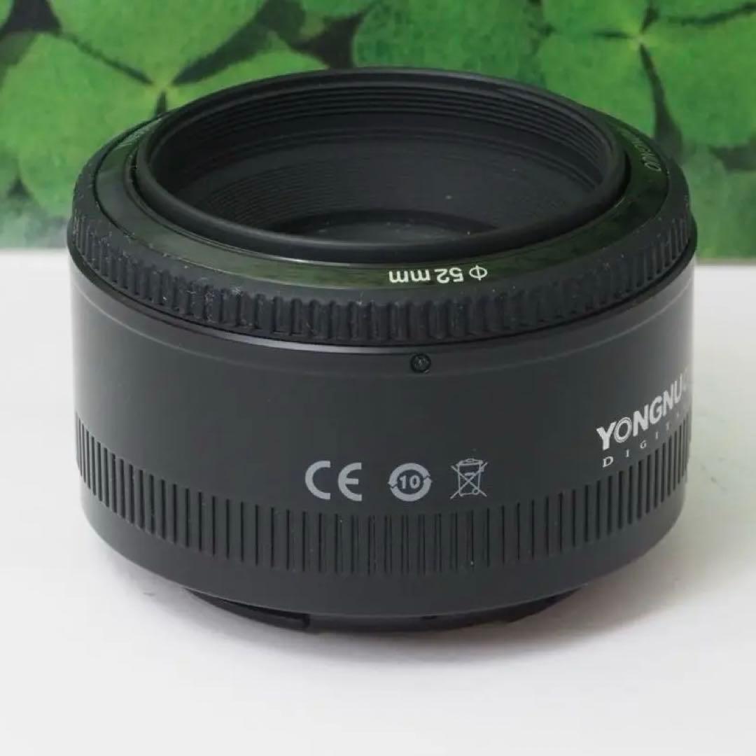 【美品】YONGNUO YN50mm F1.8 EFキャノンEF用 明るい単焦点