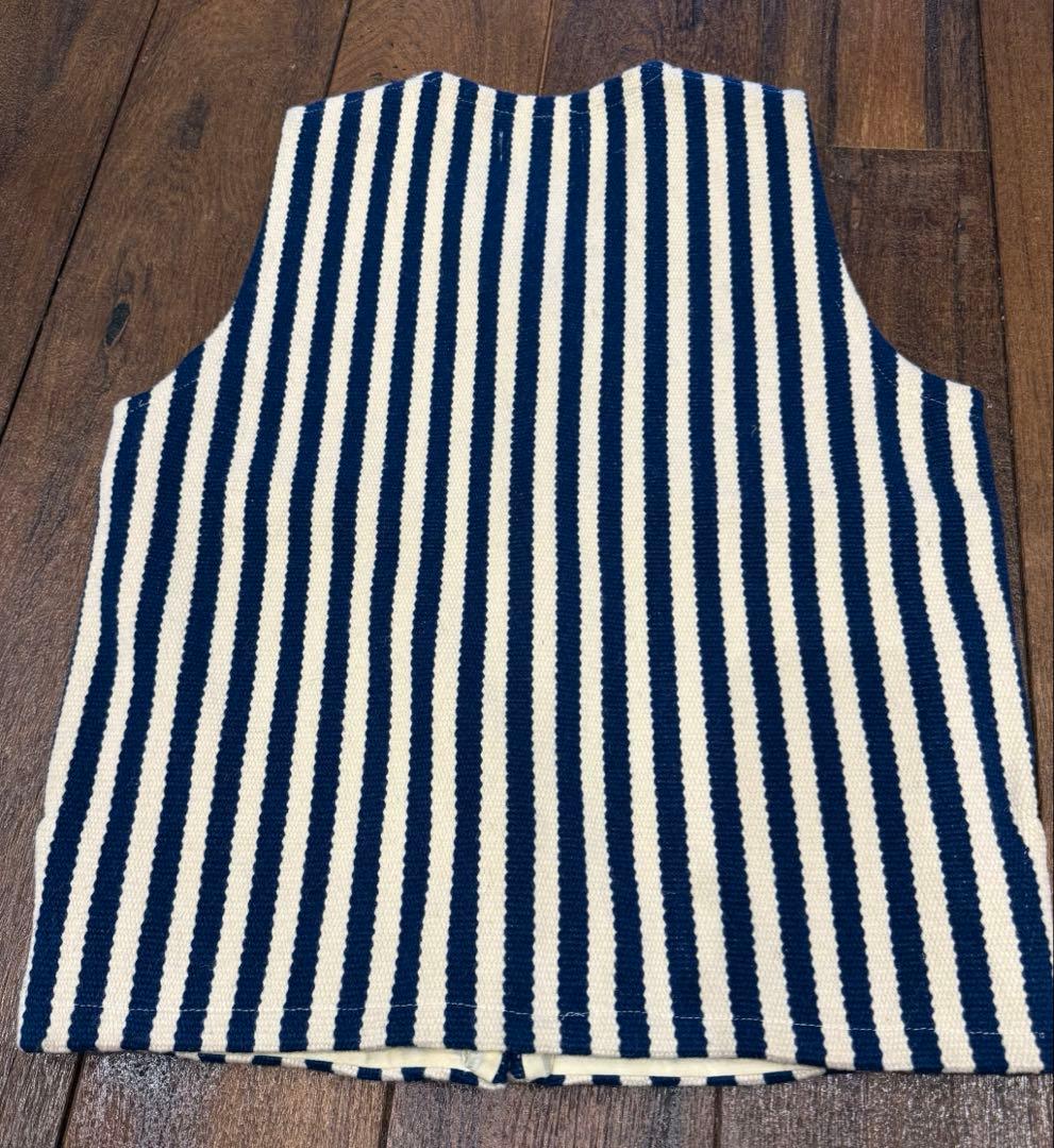 TRUJILLO'S トルフィリオス　チマヨベスト　ストライプ　手織り