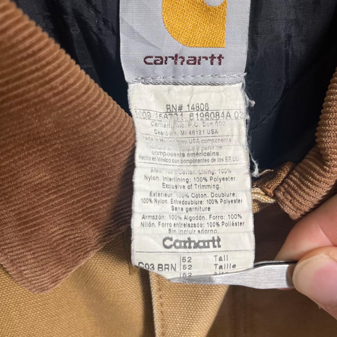 ま*屋様 状態良好　Carhartt　トラディショナルジャケット　ブラウン　US