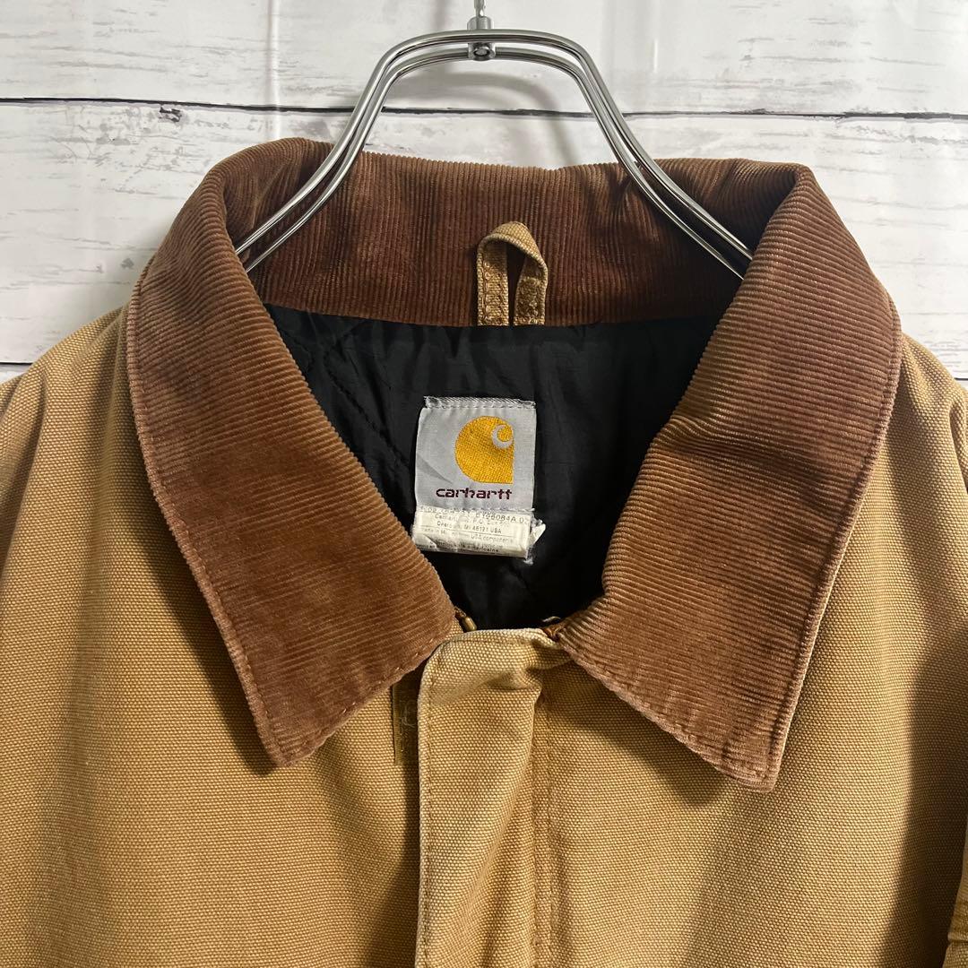 ま*屋様 状態良好　Carhartt　トラディショナルジャケット　ブラウン　US